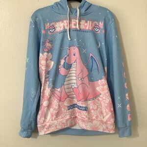 Public Space Pastel Kawaii Gamer E Girl Pokémon Dragonite Hoodie M Kawaiicore